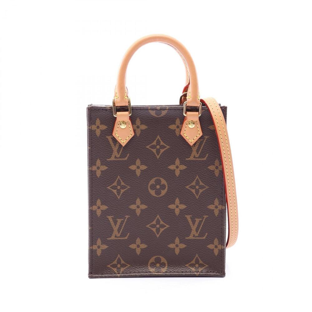 Louis Vuitton Petite Sac Plat 2-Way Handbag, Coated Canvas and Leather, Monog...